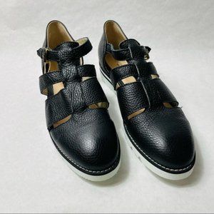 New Giordana F. Black Leather Shoes